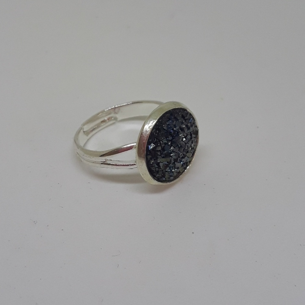 blue adjustable ring - Picture 2 of 2